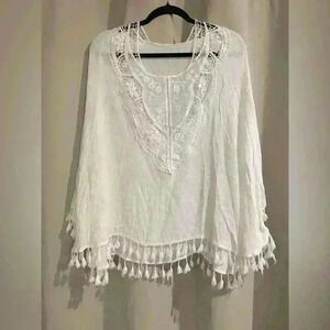 Women’s White Bathing Suit Cover Up